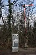 Denkmal zum 100-jährigen Jubiläum der Eröffnung der Friedhofsbahn 2013