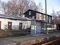 Empfangsgebäude des Bahnhofs Voigtsgrün (2016)