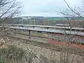 Bahnsteige im Bahnhof Wechselburg (2016)