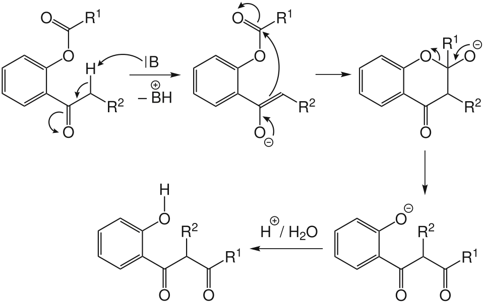 Mechanismus der Baker-Venkataraman-Umlagerung