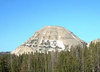 Die Ostwand des Bald Mountains