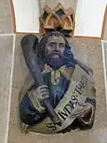 Judas mit Knüppel Stadtkirche Balingen