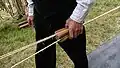 Seiler auf dem Weg zum fertigen Seil