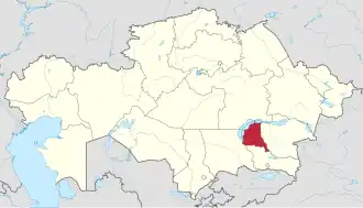 Lage in Kasachstan
