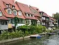 Häuserzeile an der Regnitz