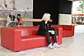 Rotes Sofa