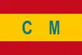 Spanien (zur See) Pabellón para Correos Marítimos