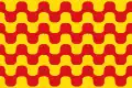 Fahne der Stadt Tarragona (nicht anerkannt durch die Generalitat de Catalunya)