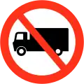 Verbot für Nutzfahrzeuge