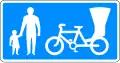 Geh- und Radweg ohne Benutzungspflicht