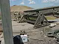 Der „Capsil Roller Beam“ der MGB wird als Verlängerung des Konstruktionsrahmens verwendet, um die Brücke über den zu überbrückenden Raum auf Rollen auszufahren.