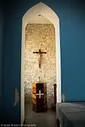Taufbecken in der Kirche