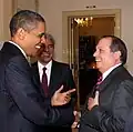 Carlos César, mit Barack Obama