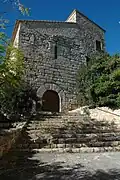 Reste der Burganlage der Tempelritter