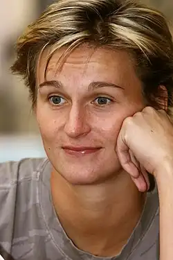 Barbora Špotáková – später unter anderem zweifache Olympiasiegerin und dreifache Weltmeisterin – Rang sieben mit 58,74&nbsp;m