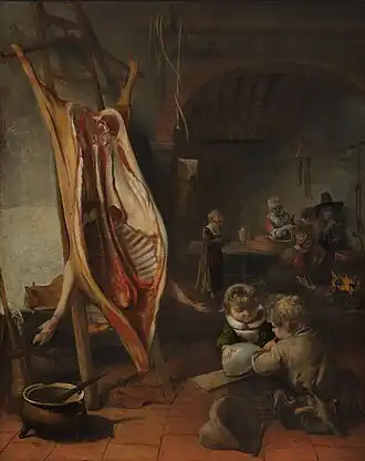 Das geschlachtete Schwein (Barent Fabritius)
