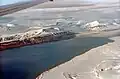 Barentsburg aus der Luft