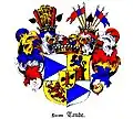 Wappen (1652) der schwedischen Freiherren (Friherre) von Taube