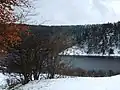 Die Semène am Stausee von Saint-Genest-Malifaux