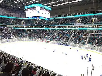 Eröffnungsspiel am 9. August 2015 zwischen Barys Astana und Metallurg Nowokusnezk