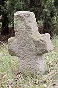 Undatiertes Basaltkreuz