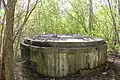 Fundament des ehemaligen Sendemastes Konstantynów