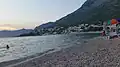 Strand in Baška Voda