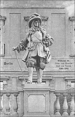 Standbild Wilhelm III. von Oranien-Nassau, Lustgartenterrasse des Berliner Schlosses, Berlin
