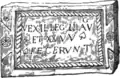 Bauinschrift der II. und XX. Legion aus Maryport