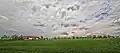 Landschaft mit Mostbäumen bei St. Marienkirchen an der Polsenz