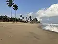 Strand in der Nähe von Elmina