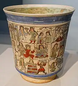 Bijan und Manije. Mina'i. Becher. Freer Gallery of Art.