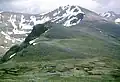 Der Bealach Beag zwischen Beinn Fhionnlaidh und Càrn Eighe