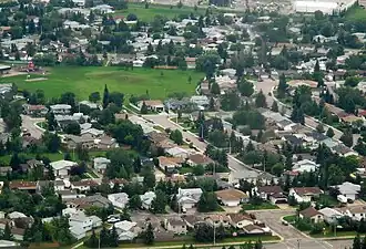 Luftbild der Gemeinde