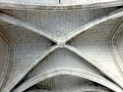 Überwölbte Decke des Eingangs