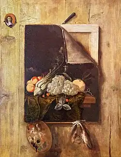 Cornelis Norbertus Gysbrechts, Stillleben, trompe-l'œil.