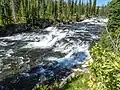 Kaskaden am Bechler River