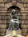 Grab von Carl Bechstein mit der Skulptur Trauernde Muse von Max Koch