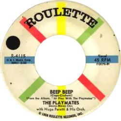 The Playmates – Beep Beep (1958)