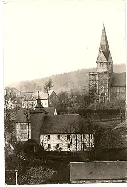 Kurz vor der Fertigstellung 1901