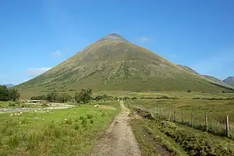 Der Beinn Dorain von Süden
