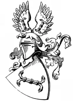 Wappen derer von Bellinghausen bei Anton Fahne