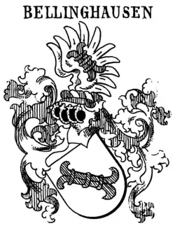 Wappen derer von Bellinghausen in Siebmachers Wappenbüchern