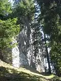 Gemauerter Aufgang zur Anlage Belmont