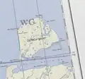 Kartenausschnitt der International Map of the World 1:1.000.000