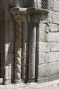 Säulen des Westportals