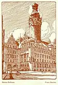 Das Neue Rathaus in Leipzig