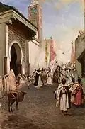 Le sultan du Maroc à la prière Private collection