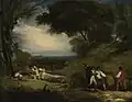 Benjamin West: Woodcutters in Windsor Park
