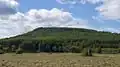 Der Hutsberg, auf dem die Hutsburg liegt